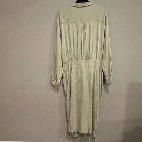 Anthropologie Cream Midi Dress - Picture 8 of 12